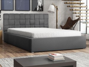 Łóżko tapicerowane ze stelażem rolowanym Kinec
