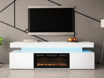 Szafka RTV z kominkiem Lestirola EF 2D 190