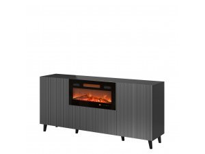 Komoda z kominkiem 180 Tilderi Grey