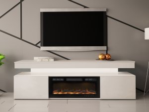 Szafka RTV z kominkiem Lestirola Bis EF 2D 190