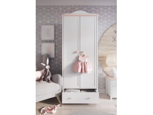 Szafa dwudrzwiowa z szufladą Luna LN01